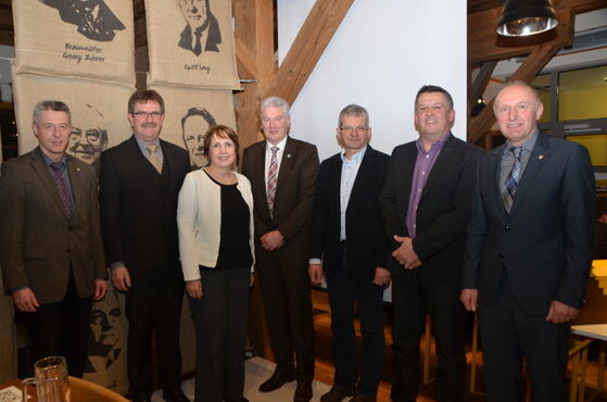 Polizeivertreter aus der Region beim Blaulichtempfang - Copyright: Elisabeth Dobmayer