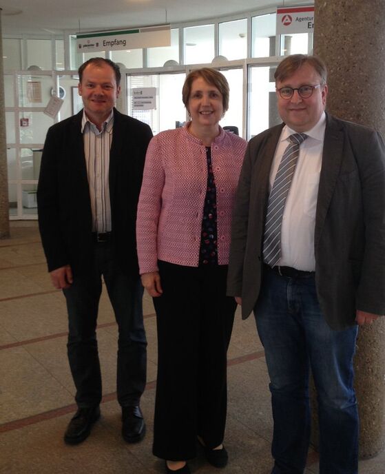 Dieter Riebel, MdL Annette Karl und Wolfgang Hohlmeier (v.l.)