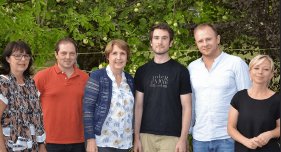 SPD-Bezirksgeschäftsf. Gisela Birner,Rudi Grundler,Annette Karl,Christian Reichl,Markus Kick,Michaela Treml (v.l.n.r.)