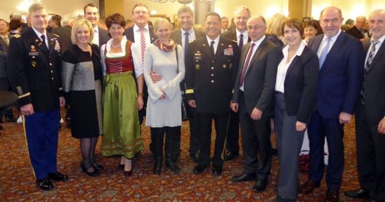 US- Empfang in Grafenwöhr (Bild: Gerald Morgenstern)