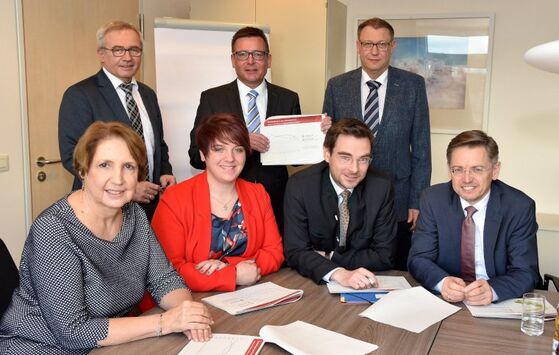 Informationsgespräch an der Agentur für Arbeit Weiden, Foto: Jürgen Wilke