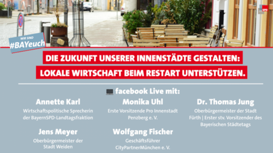 Facebook Live Zukunft unserer Innenstädte