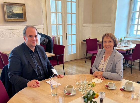 MdB Sebastian Roloff und MdL Annette Karl
