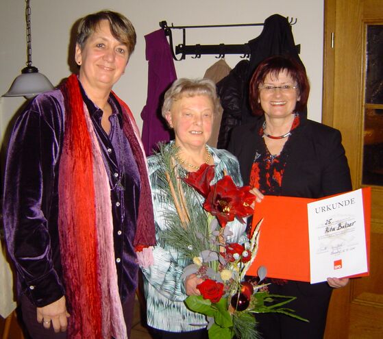 Amely Weiß, Rita Balzer,Christa Naaß (Dez. 2015)